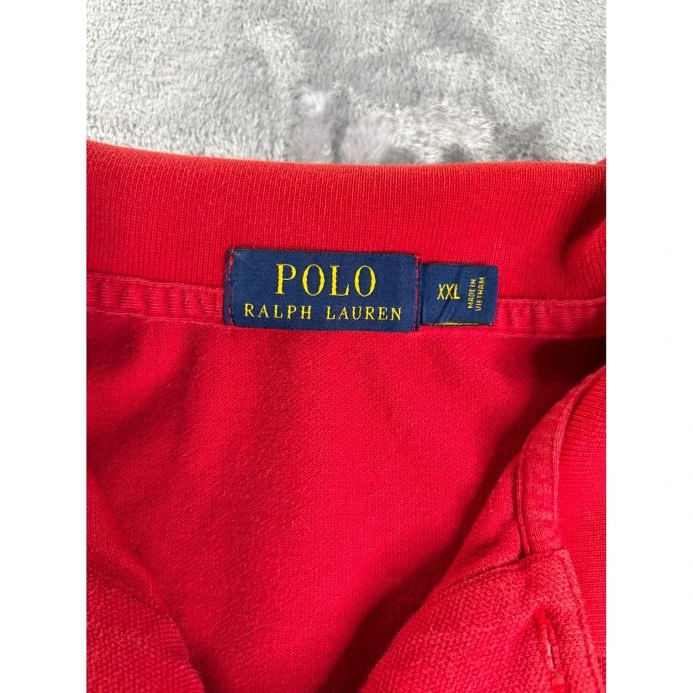 Polo Ralph Lauren Classic Fit Men's XXL Red Two-button Placket
